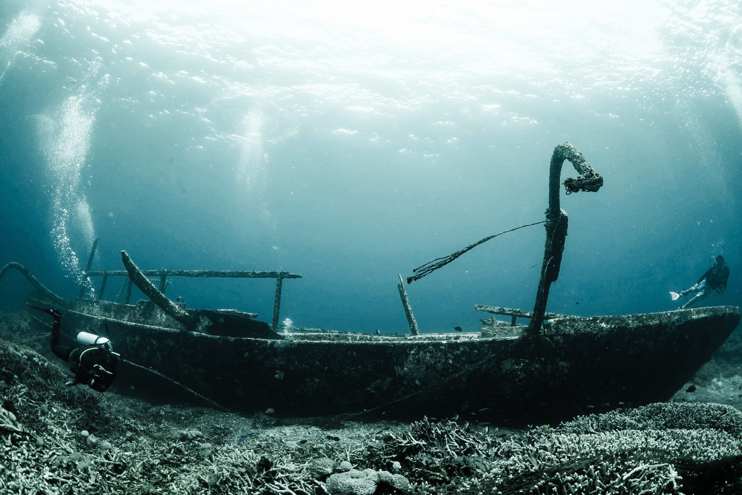 Wreck diving training