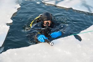 Ice diving