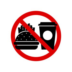 Fast food isn't recommended