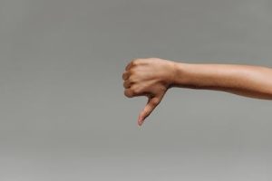 Thumb-down signal