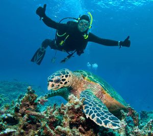 How to consume less air while scuba diving
