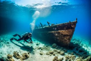 A Wreck diving site