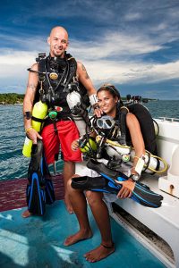 Scuba diving with nitrox