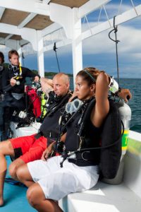 Two scuba divers