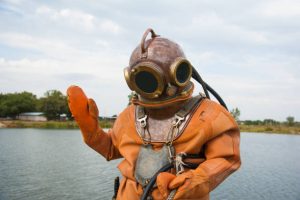 a hazmat diver