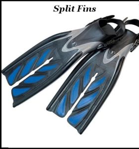 split fins