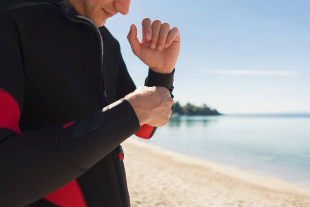 a diver wearing a wetsuit