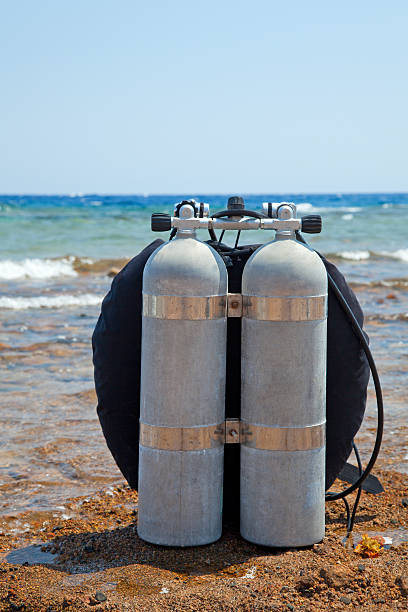 2 scuba tanks