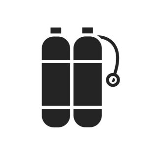 2 scuba tanks