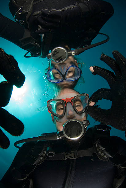 2 scuba divers underwater