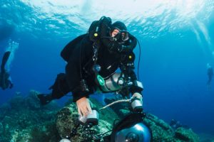 A tech diver