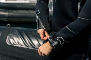 A dive wetsuit
