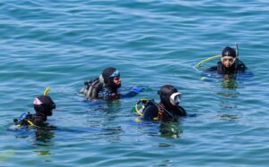 scuba diving in Marsa Alam is done from the shore